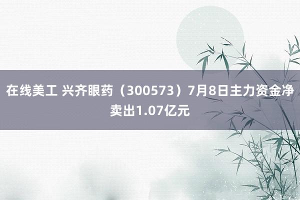 在线美工 兴齐眼药（300573）7月8日主力资金净卖出1.07亿元